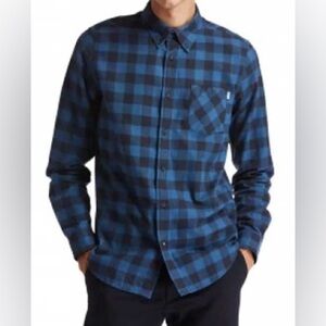 Timberland Nashua River Mid Herringbone Flannel Buffalo Check Regular Shirt M